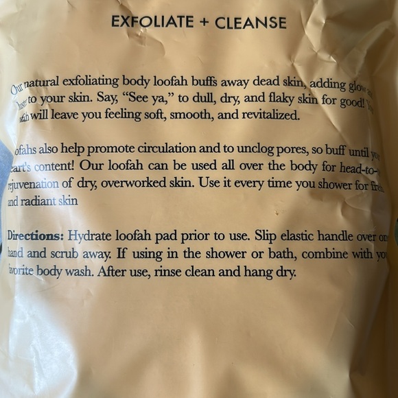Beauty By Earth Exfoliating Loofah Body Scrubber Pads - Picture 4 of 5